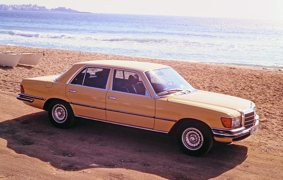 Mercedes-Benz 450 SEL 6.9 (Baureihe W 116, 1972 bis 1980) aus dem Jahre 1975. ; Mercedes-Benz 450 SEL 6.9 (W 116 series, 1972 to 1980), year of manufacture 1975.;