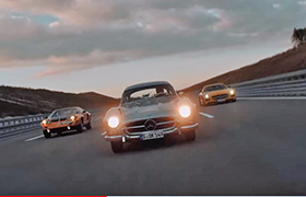 dream cars mercedes video