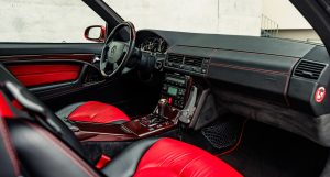 SL73 rare designo black and red interior