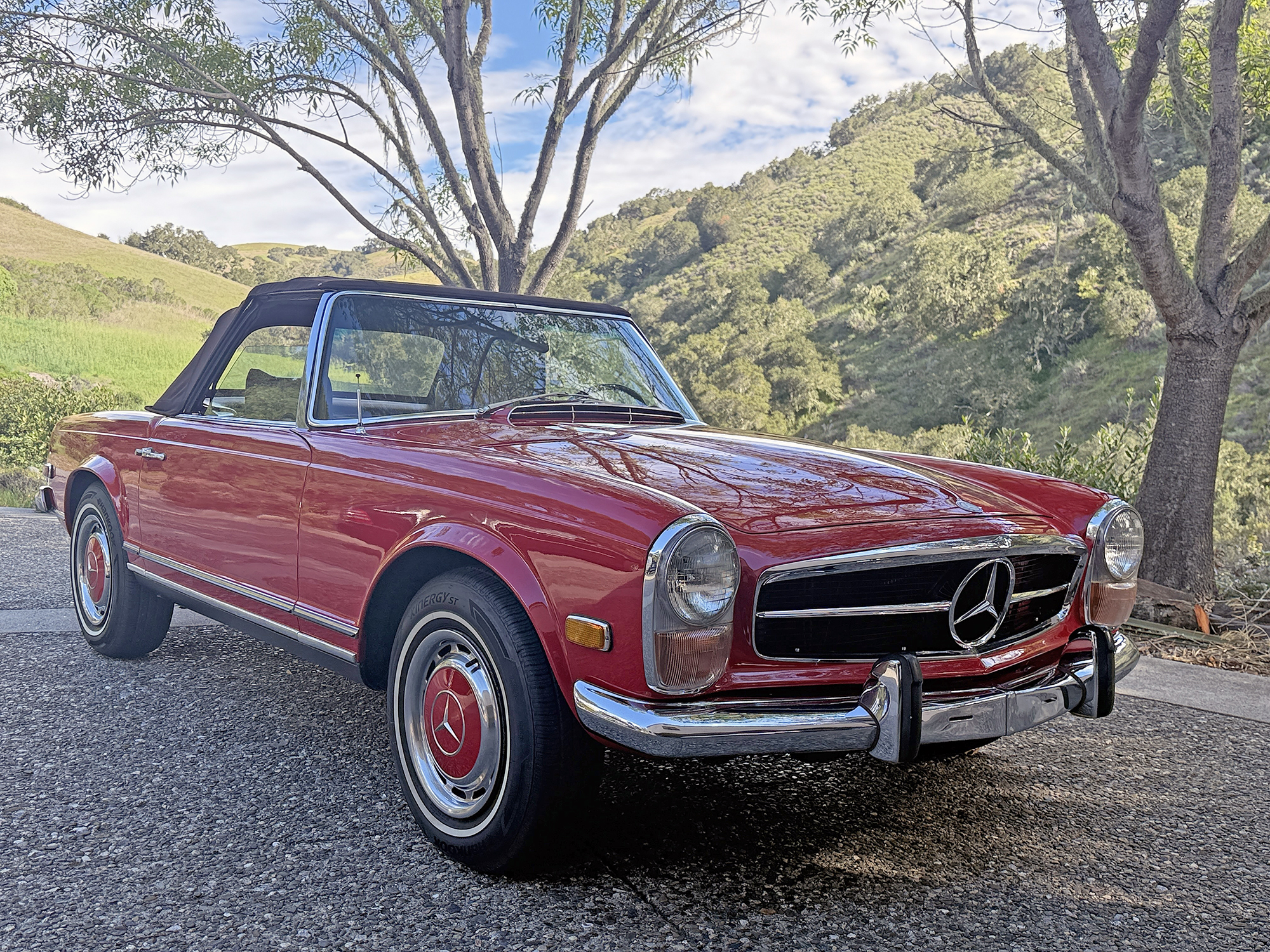 1971 280SL - 568 Red/Tan Leather - Auto - CA Car From New