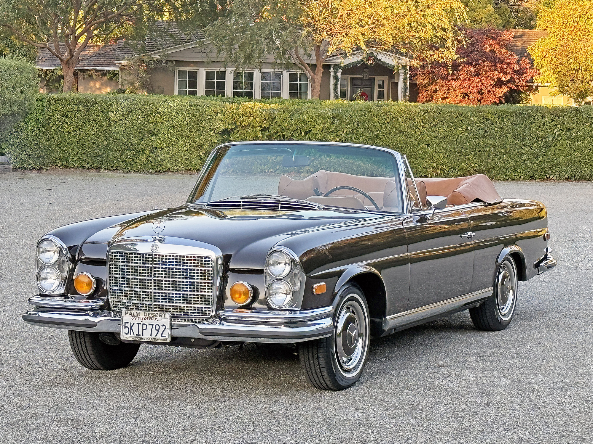 1971 280SE 3.5 Cabriolet - CA Car From New - Tobacco Brown/Cognac - Older Restoration