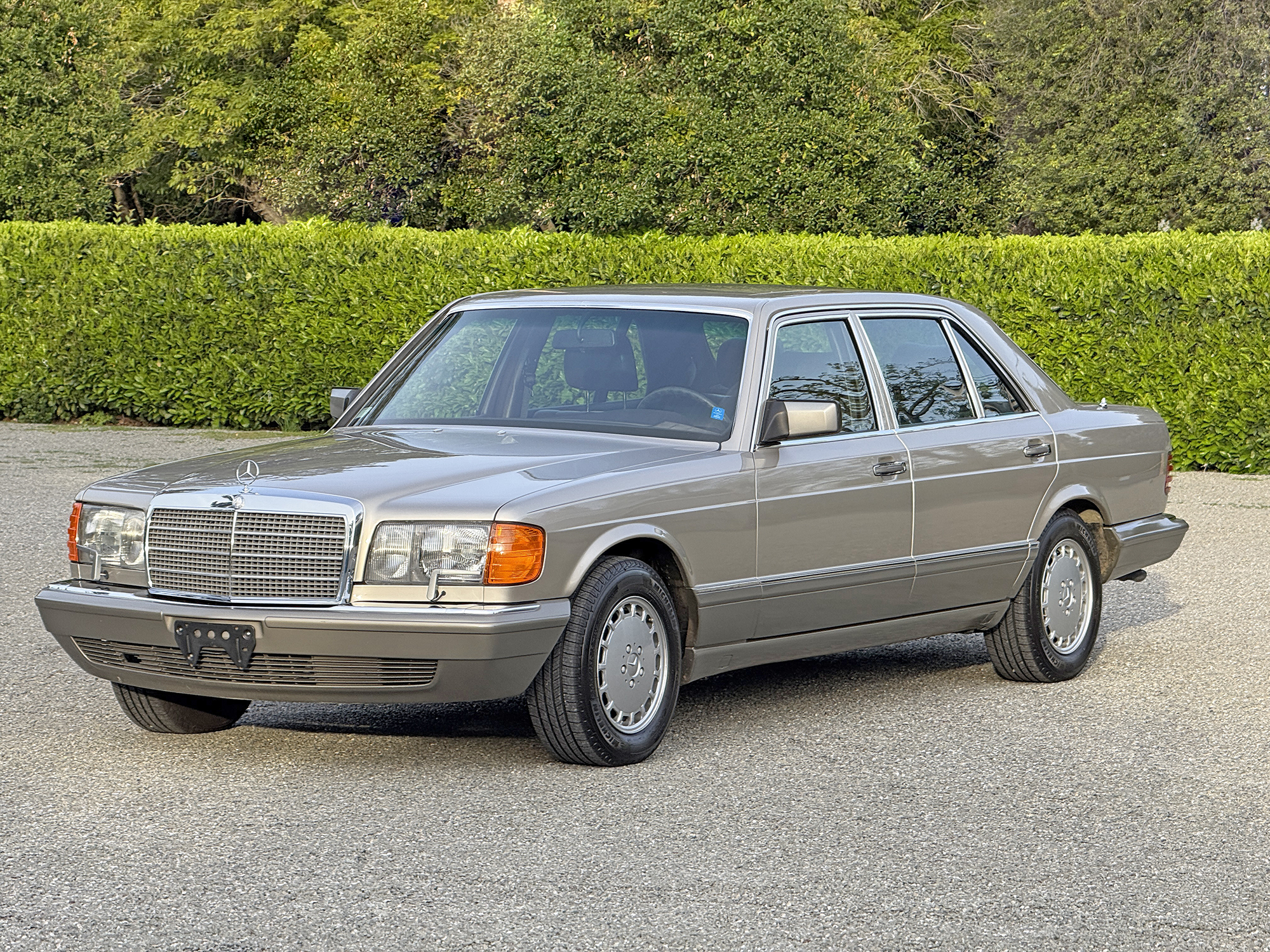 1986 420SEL - Smoke Silver/Dark Brown Leather - 14k Original Miles -Investment Grade