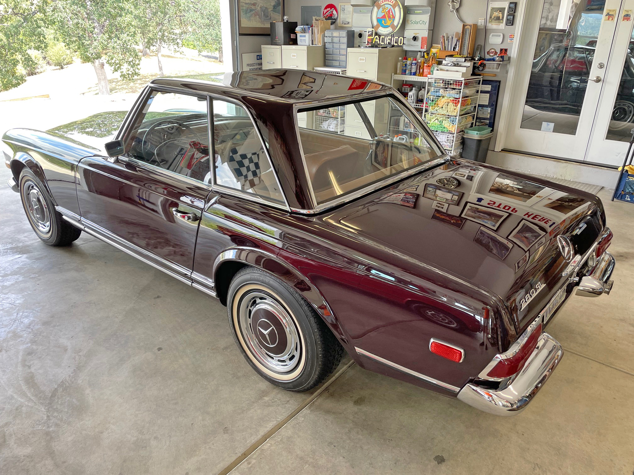 1968 2880SL - Dark Red/Cognac Leather - 4 Speed Manual - 'CA Coupe'