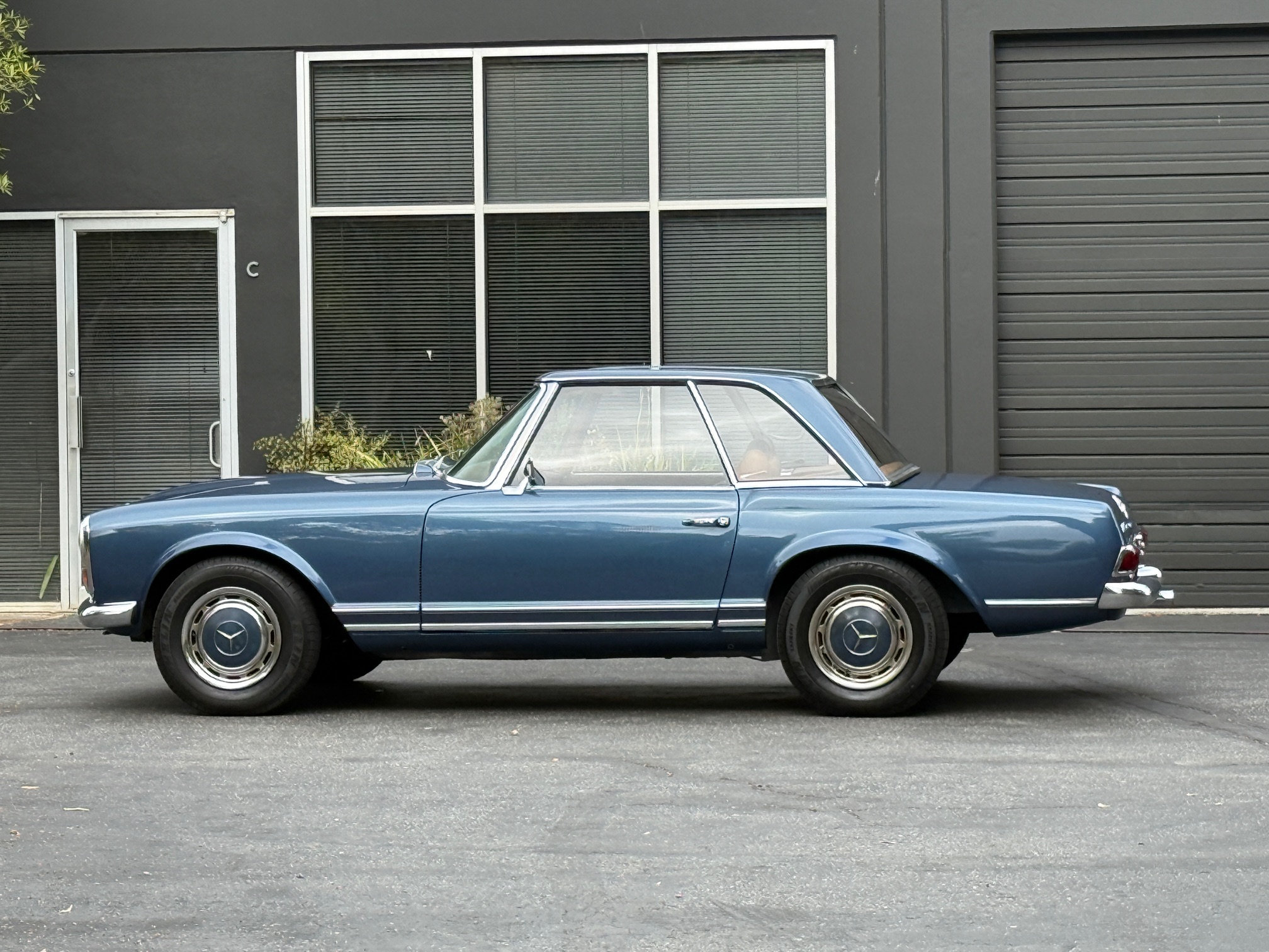 1968 280SL - Dark Blue Poly/Cognac Tex - 5-Spd - 55 Year CA  Car