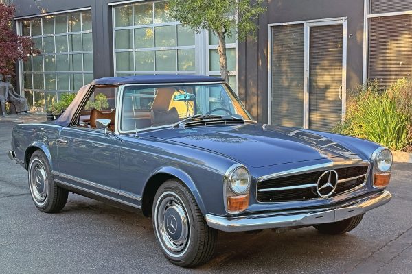 1968 280SL - Dark Blue Poly/Cognac Tex - 5-Spd - 55 Year CA  Car