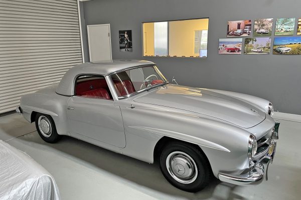 1955 190SL - Silver/Red leather - Both Tops - Full History